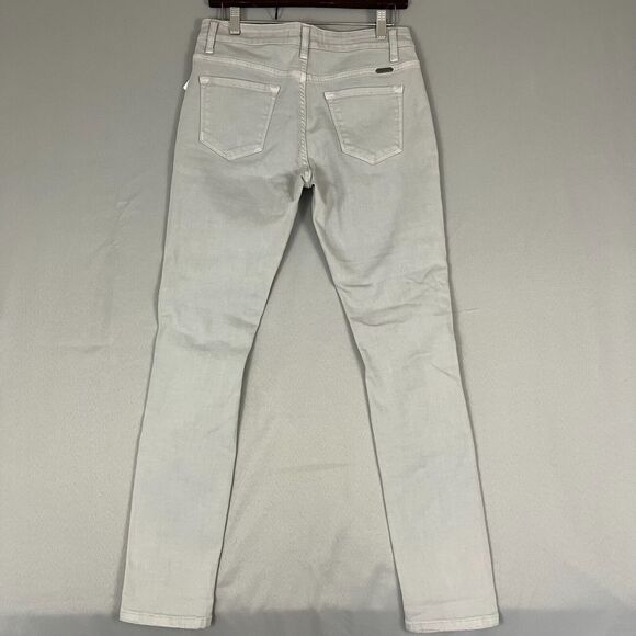 KanCan Jeans Womens 28 Light Gray Denim Cotton Leg Skinny Leg Pockets Distressed - Picture 3 of 6